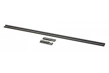Комплект для среднего внутреннего ящика со стеклянными боковинами AXIS PRO H-116 (панель + соединители 2 шт), L-1200, антрацит